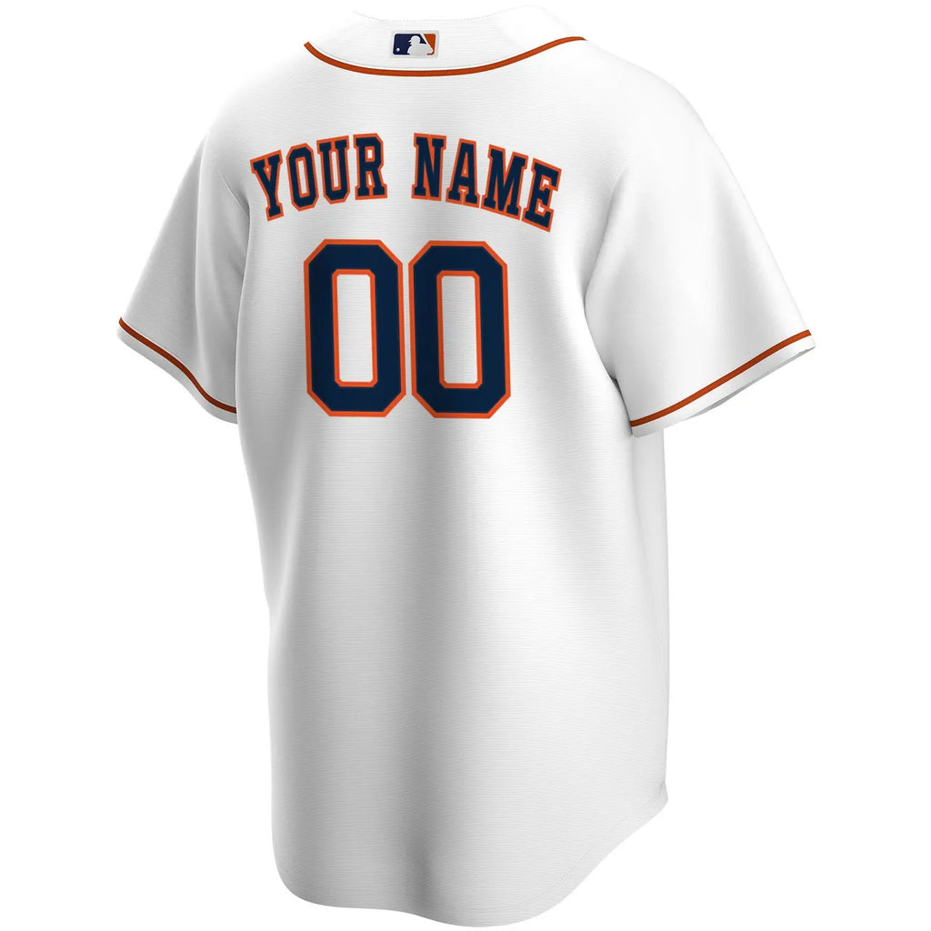 nike Astros White Custom Jersey - Hình 3