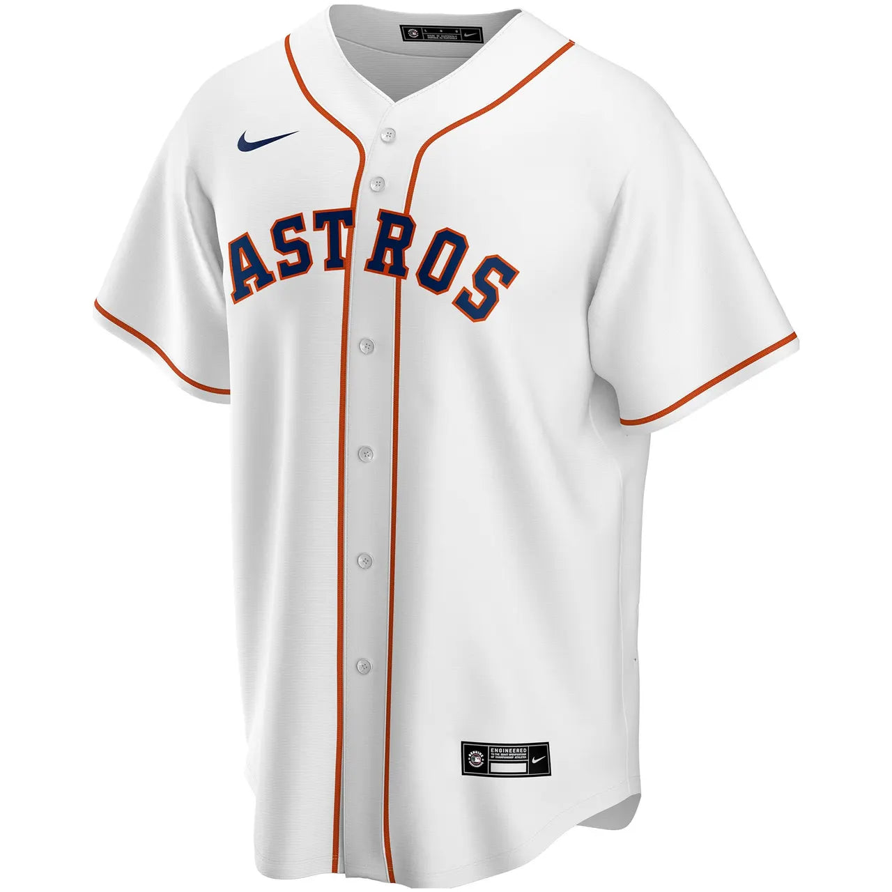 nike Astros White Custom Jersey - Hình 2