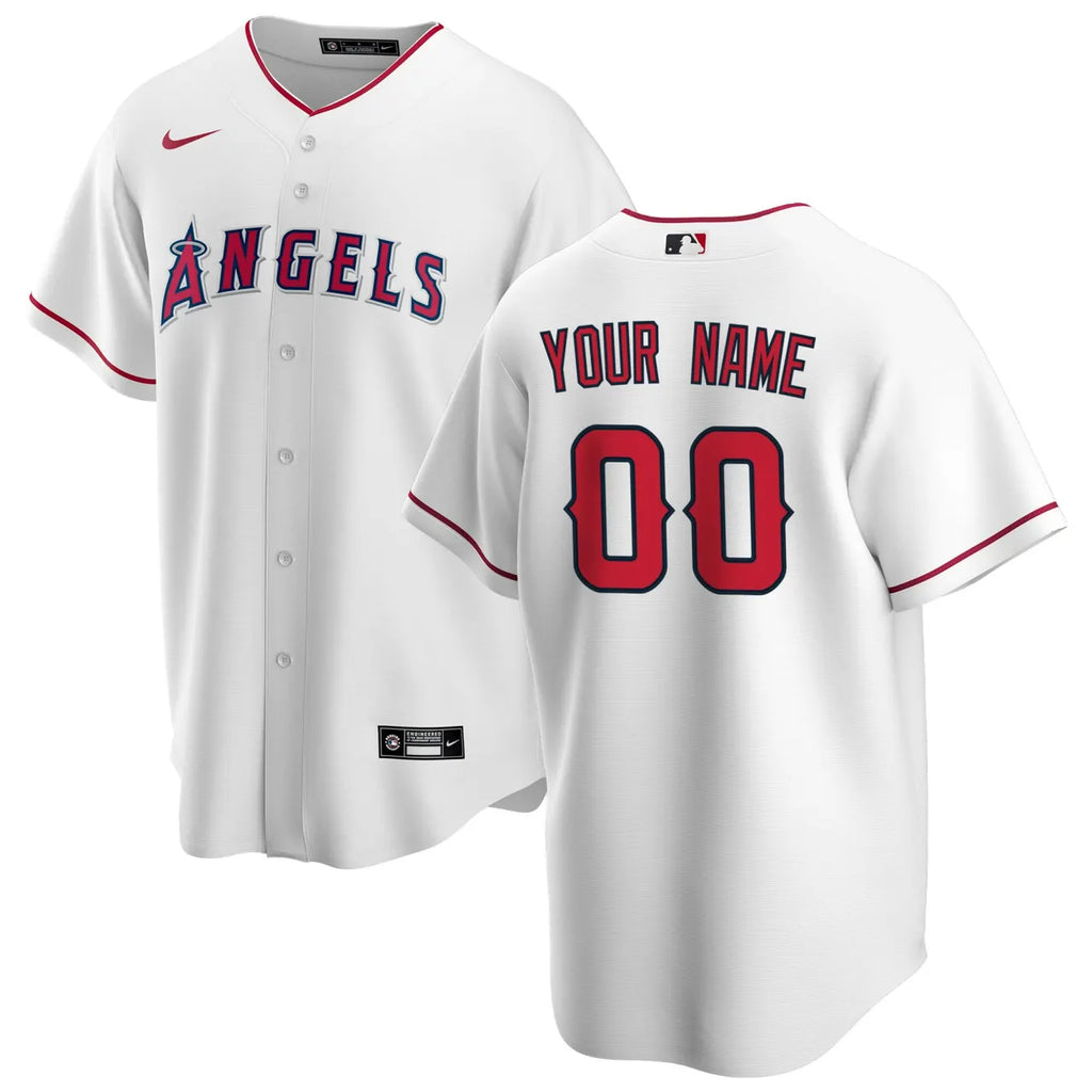 nike Angels White Custom Jersey