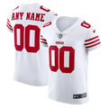 49ers White Custom Jersey nike personalized