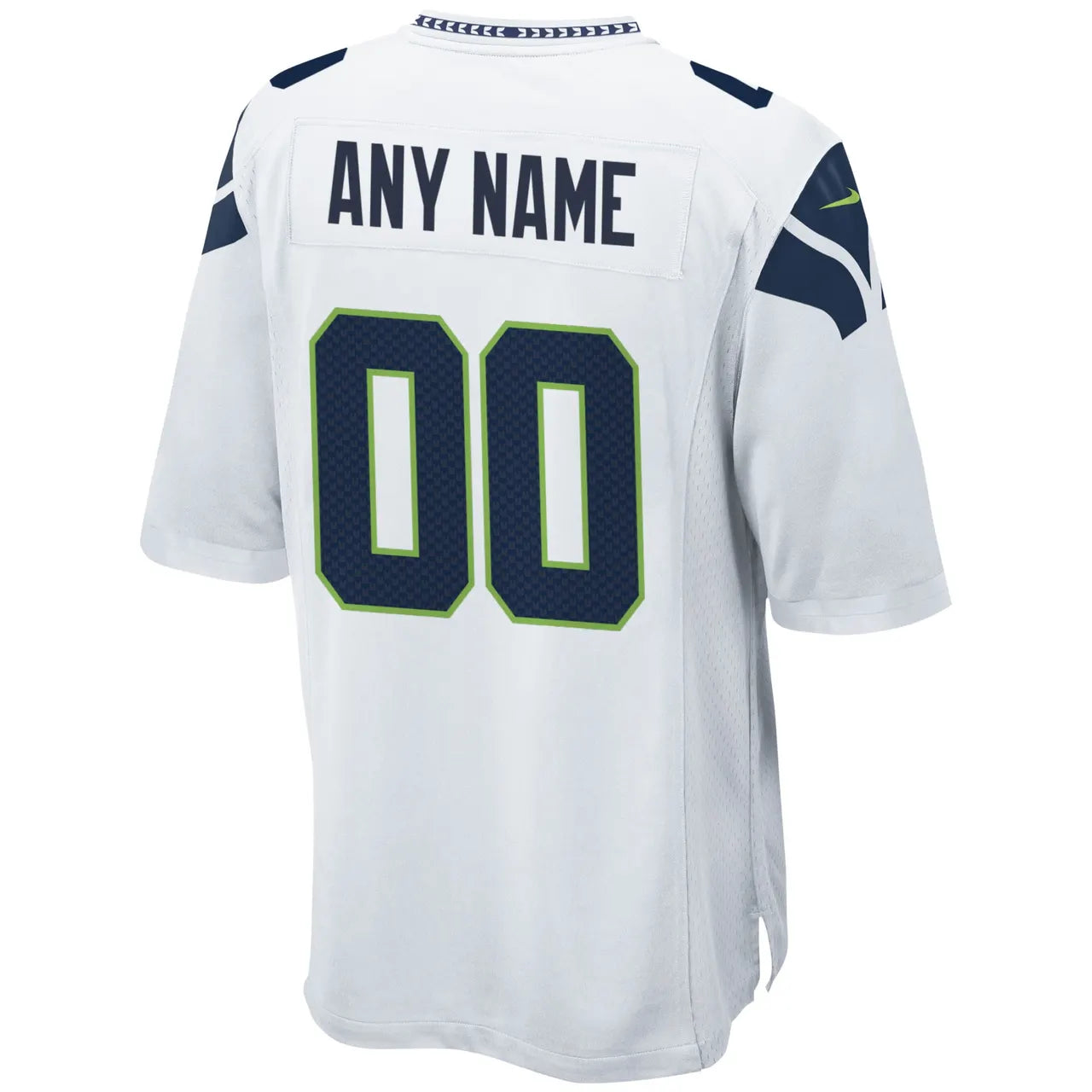 Seahawks White Alternate Jersey - Hình 3