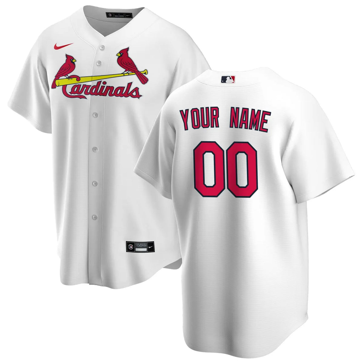 Cardinals White Custom Jersey nike personalized
