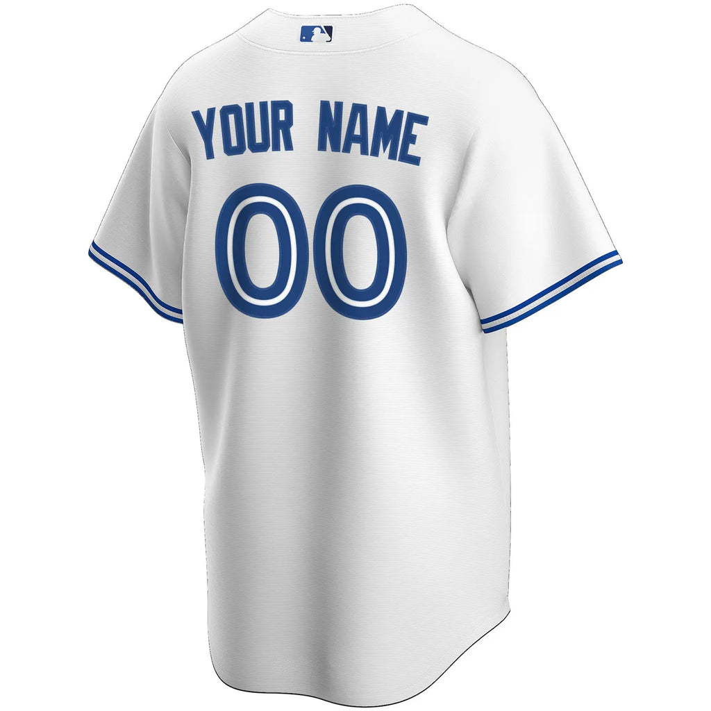 nike mlb Blue Jays White Custom Jersey - Hình 3