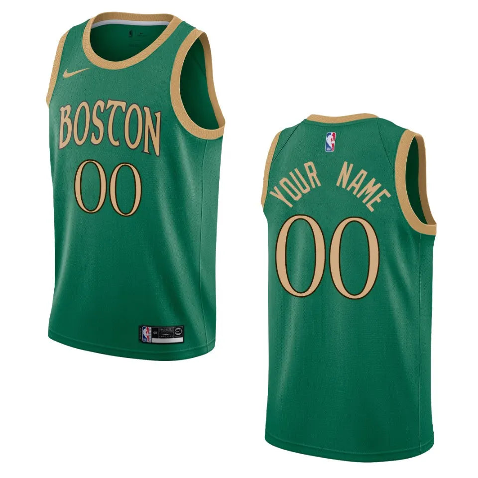 personalized Nike Celtics Green Custom Jersey
