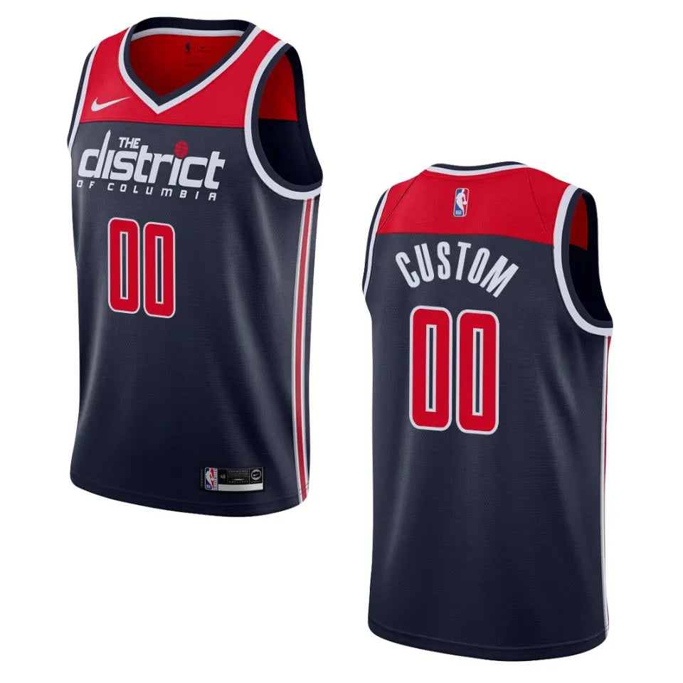 Wizards Navy Custom Jersey nike