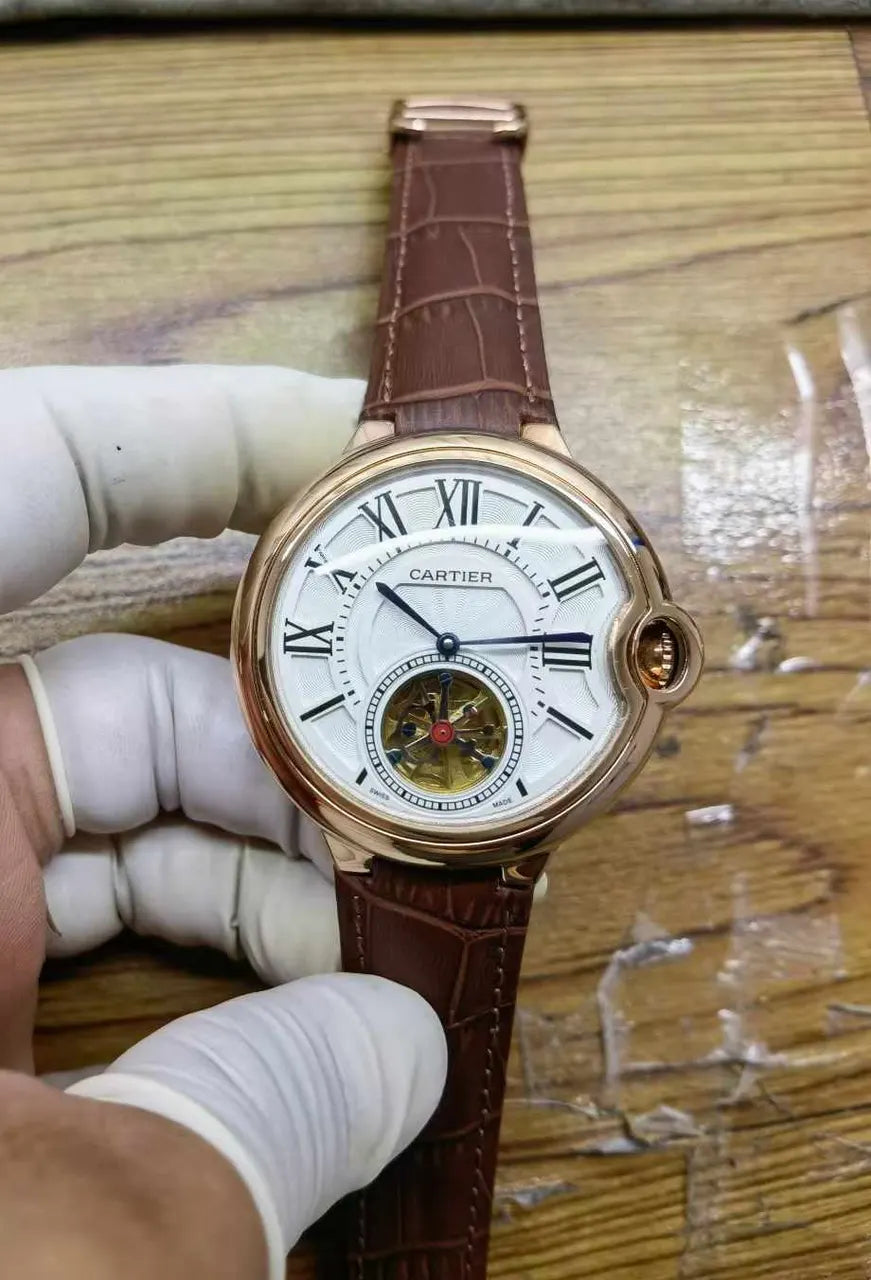 ballon Cartier Rose Gold Tourbillon - Hình 2