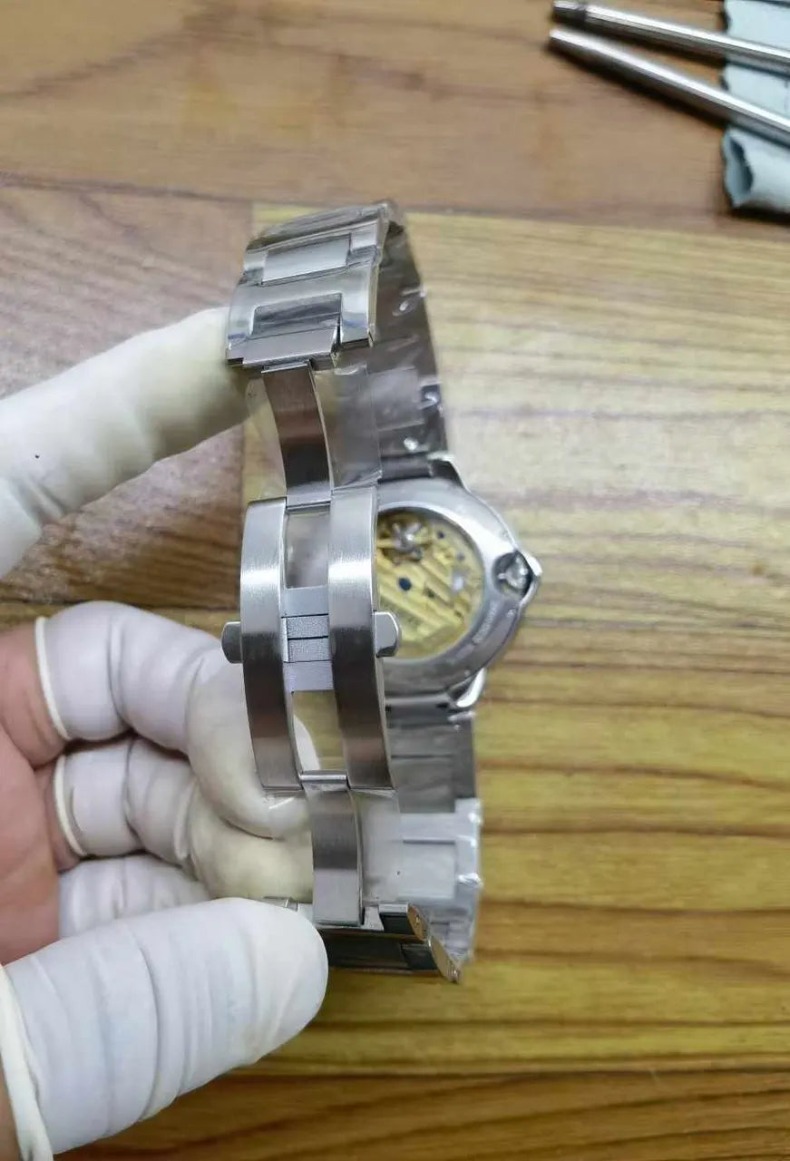 Cartier Tourbillon Steel Bracelet - Hình 2