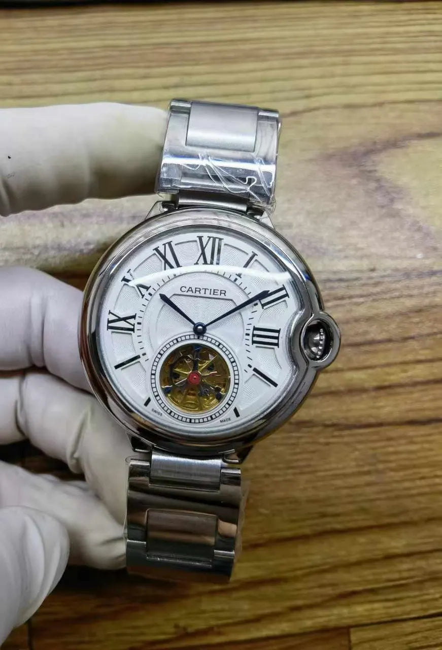 Cartier Tourbillon Steel Bracelet