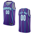 nike Hornets Purple Custom Jersey