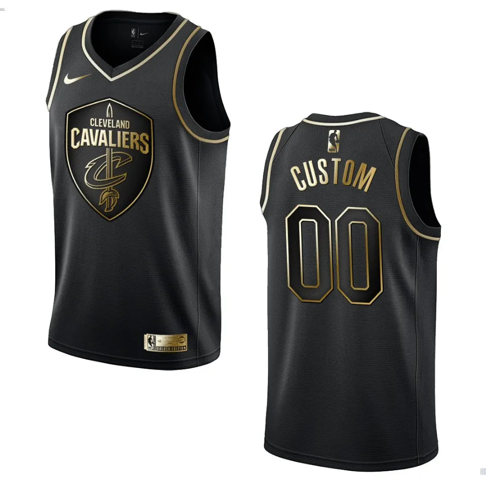 nike Cavaliers Black Custom Jersey