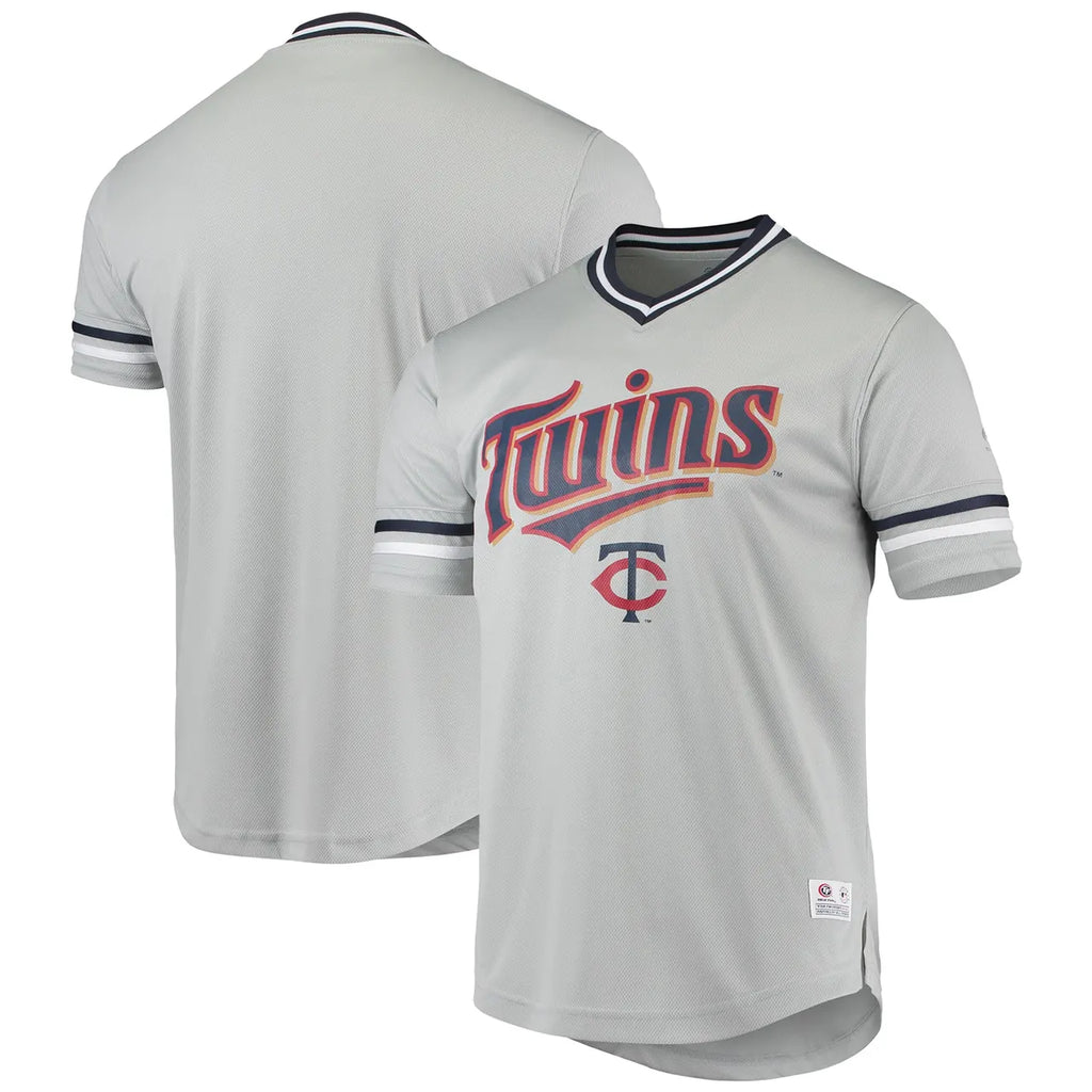 Twins Gray Throwback Jersey