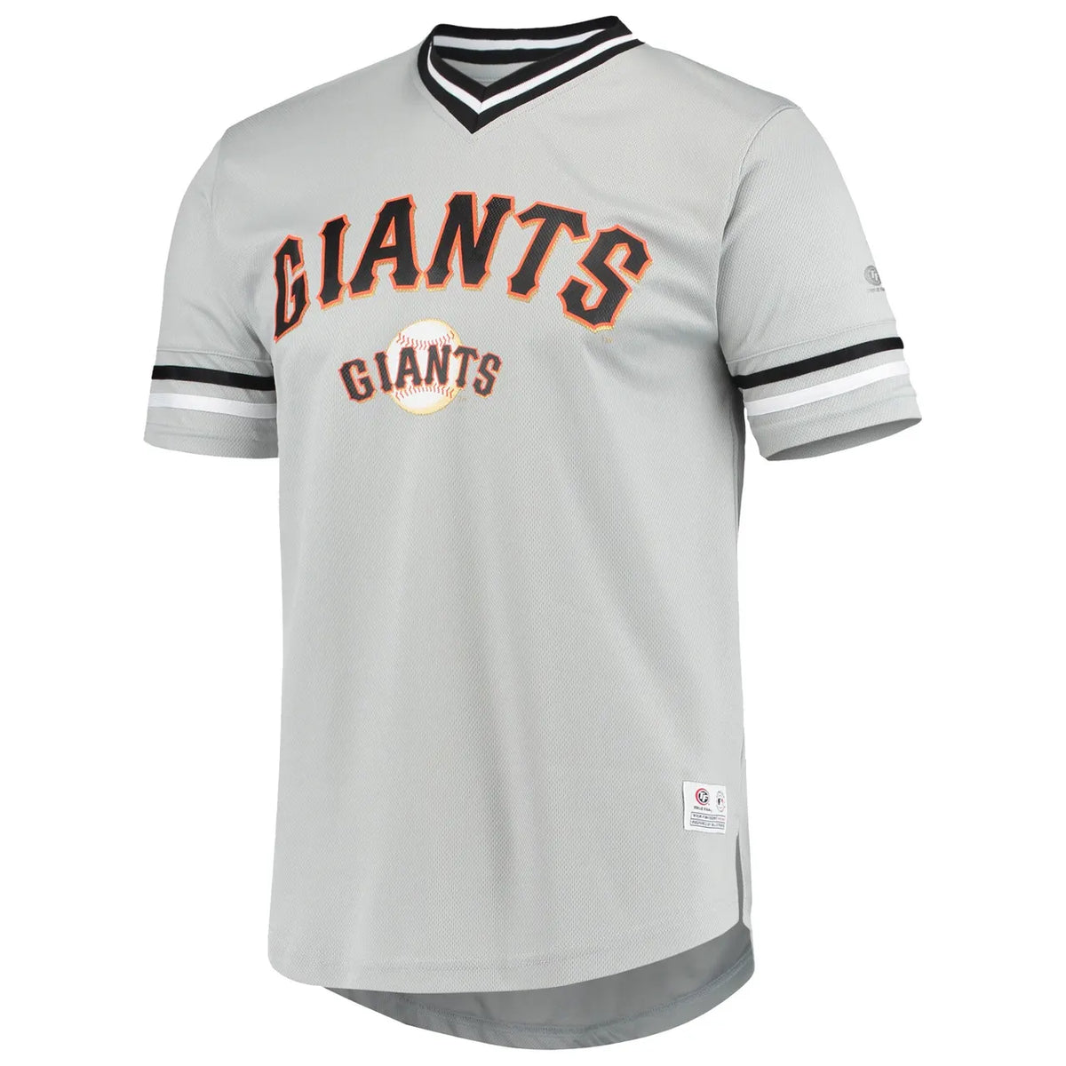 majestic Giants Gray Throwback Jersey - Hình 3