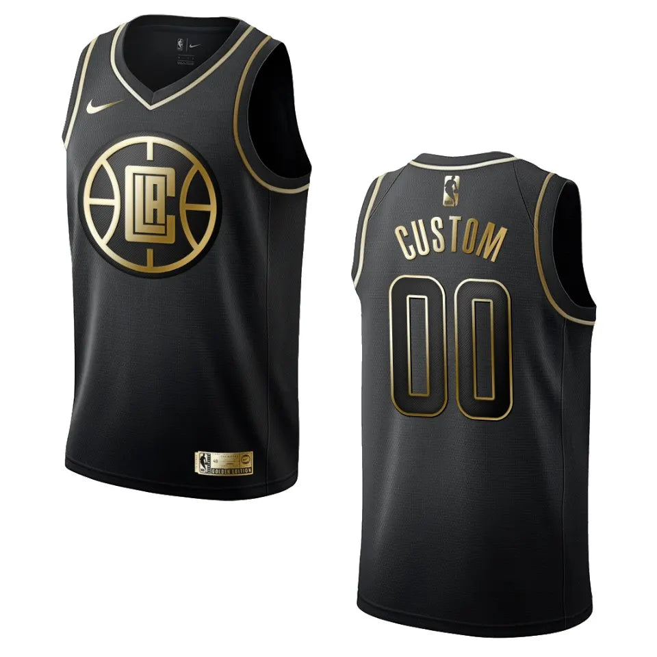 Clippers Black Golden Jersey