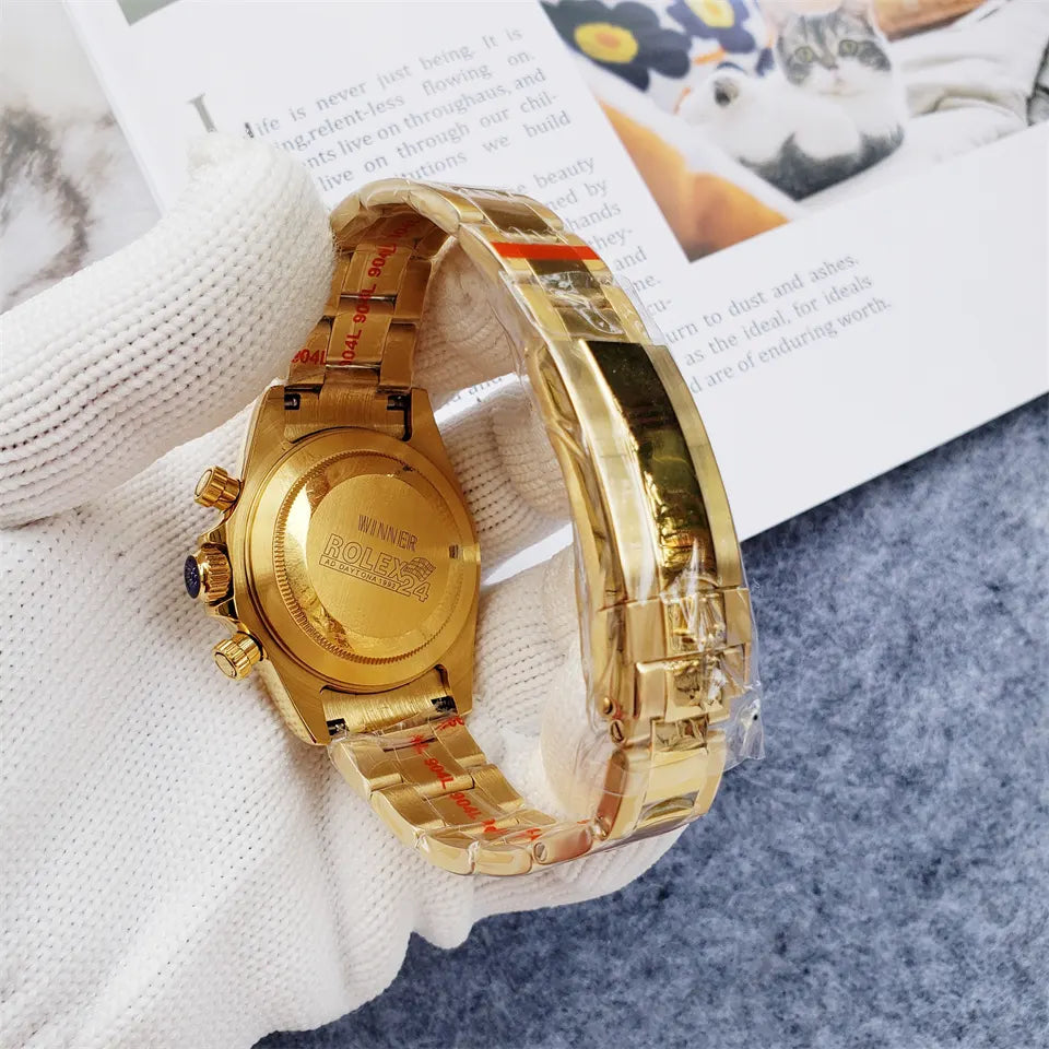 Rolex Gold Diamond Pave - Hình 3