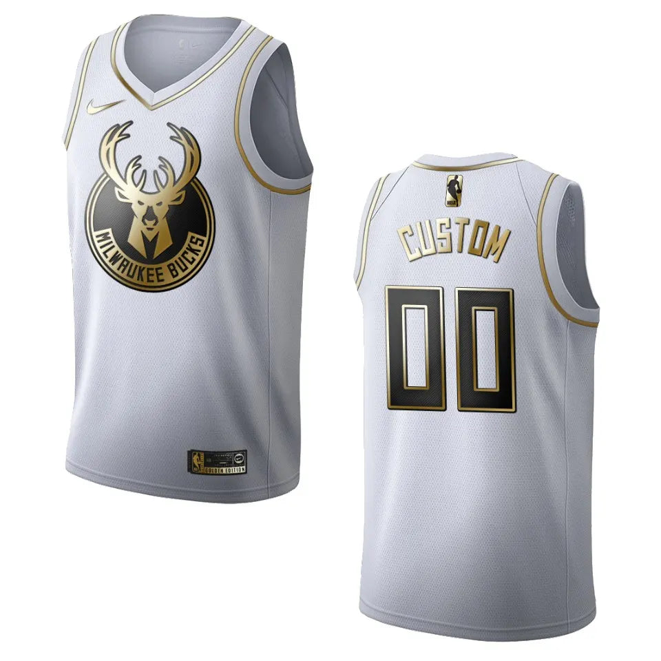 Bucks White Gold Jersey