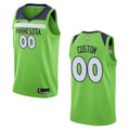 nike Timberwolves Green Custom Jersey
