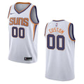 Suns White Custom Jersey