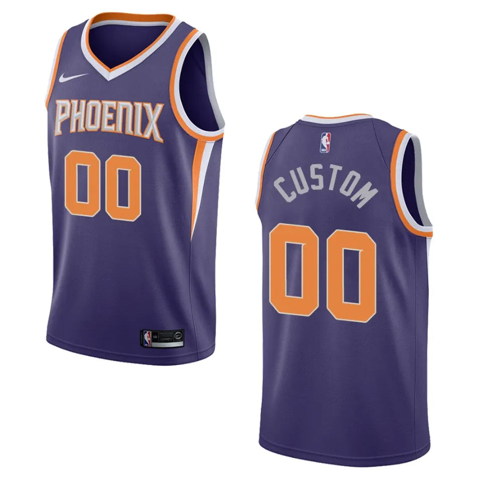 nike phoenix Suns Purple Custom Jersey