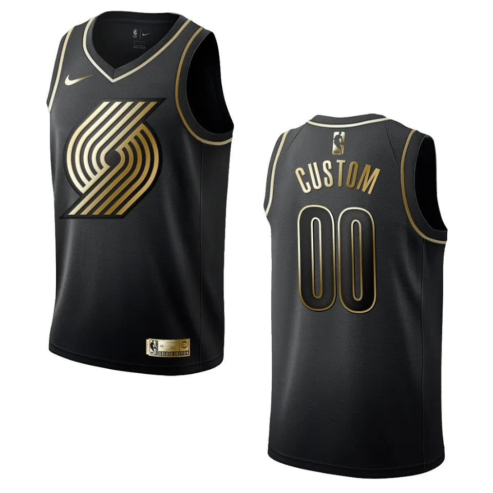 Blazers Golden Edition Custom Jersey