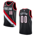 Blazers Custom Black Jersey