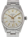Rolex Silver Dial Steel Date