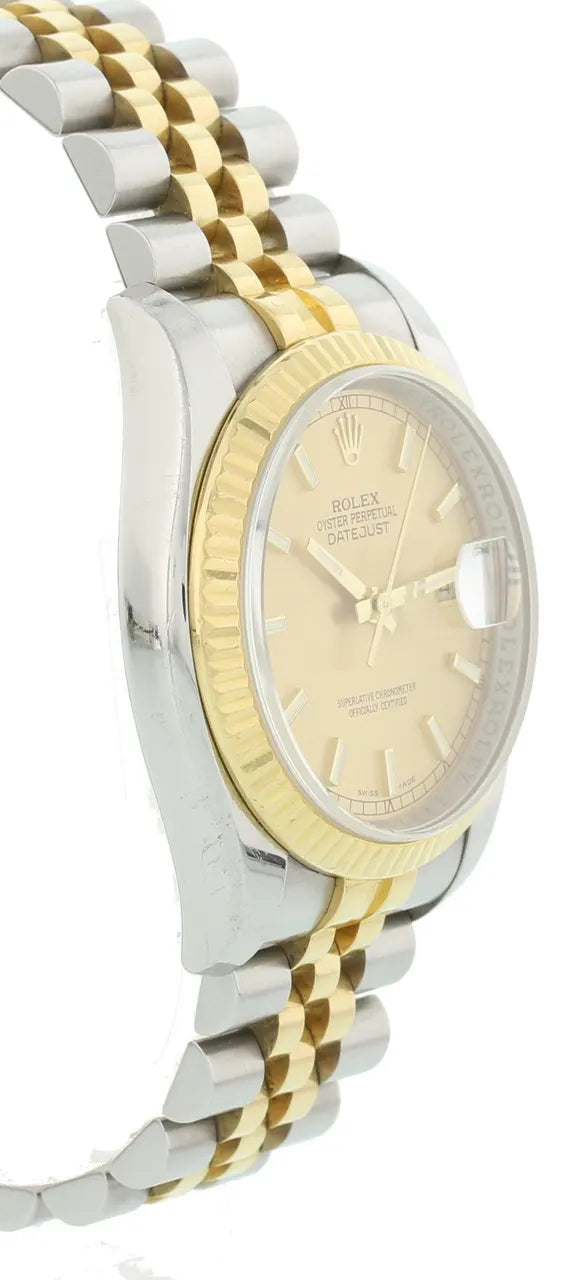 datejust Rolex Champagne Dial Jubilee - Hình 3