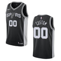 Nike Spurs Custom Black Jersey
