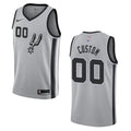 Spurs Custom Gray Jersey