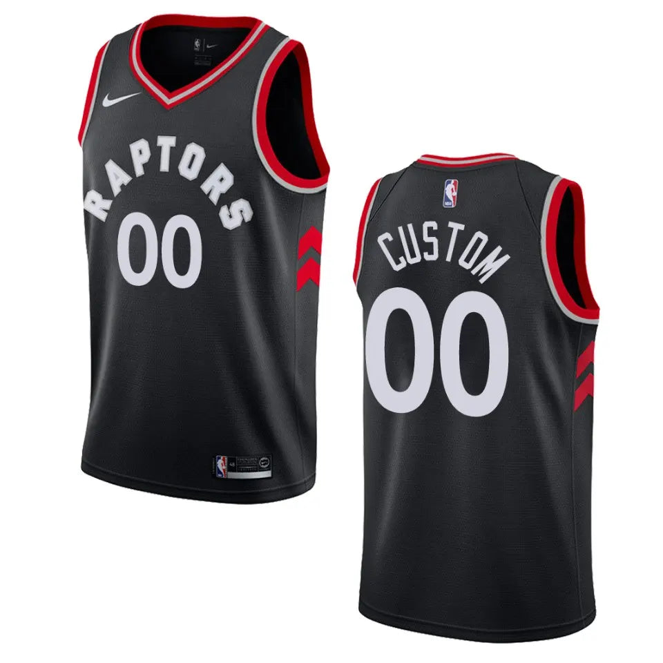 Raptors Custom Black Jersey nike