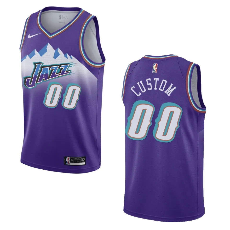 Jazz Custom Purple Jersey