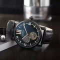 Cartier Black Leather Automatic