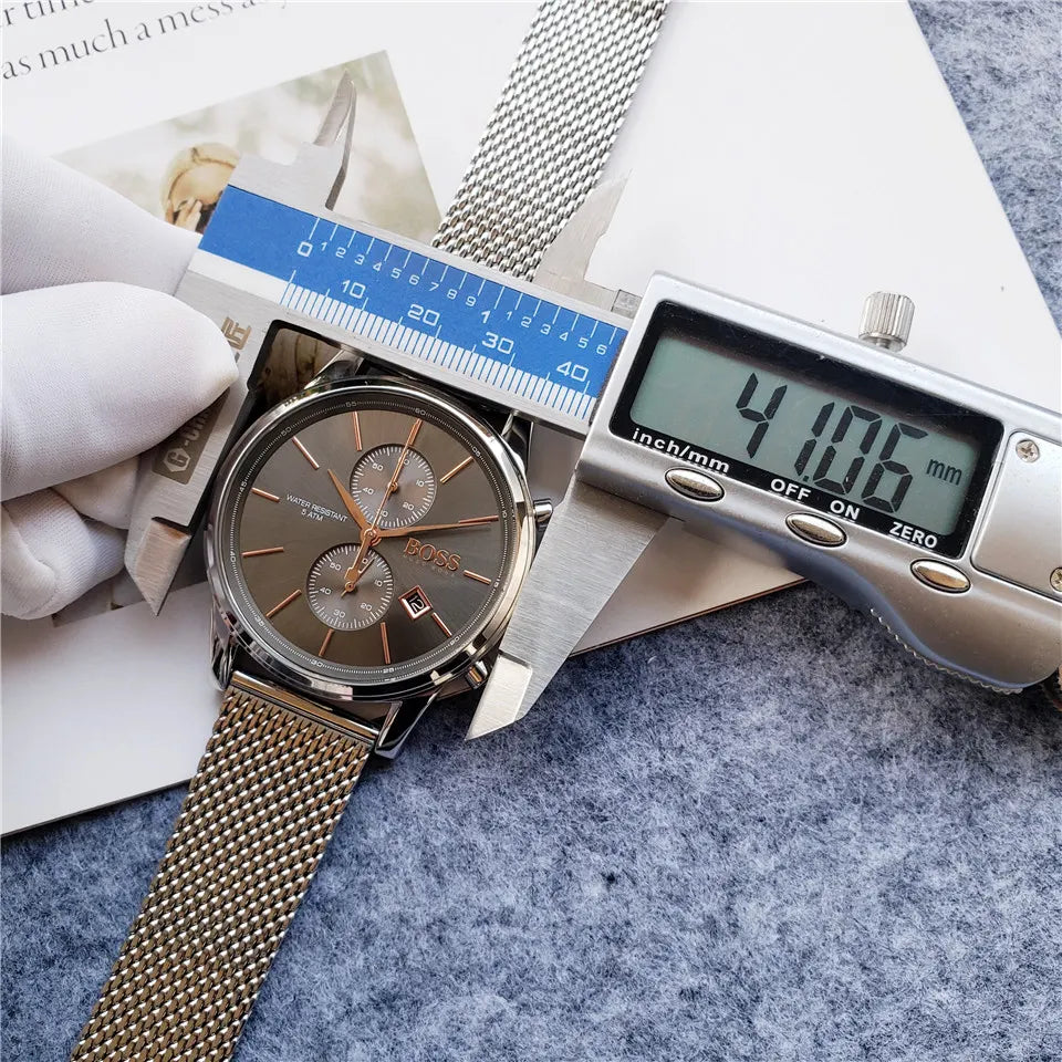 BOSS Gray Dial Chronograph - Hình 2