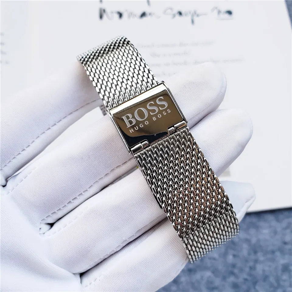 BOSS Gray Dial Chronograph - Hình 5