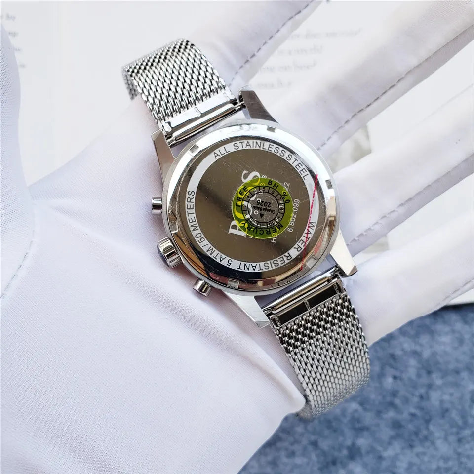 BOSS Gray Dial Chronograph - Hình 6