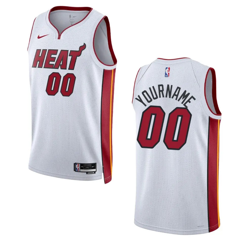 Miami Heat White Custom Jersey nike