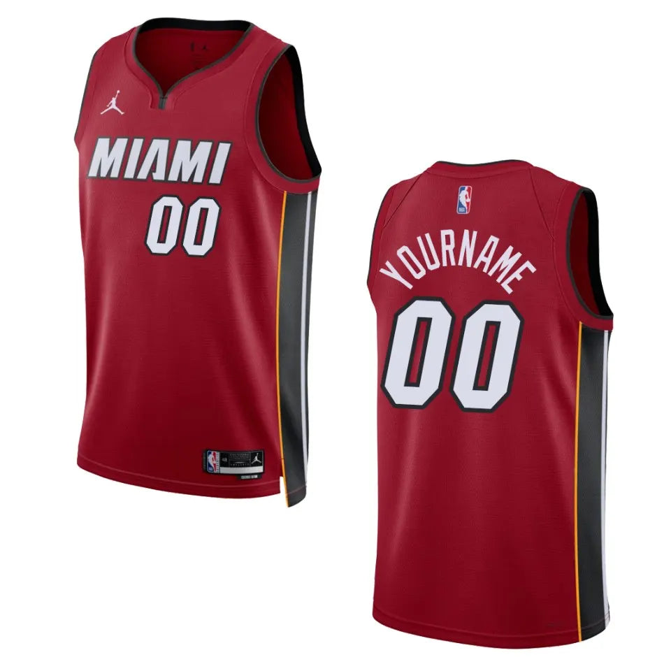 jordan Heat Maroon Custom Jersey
