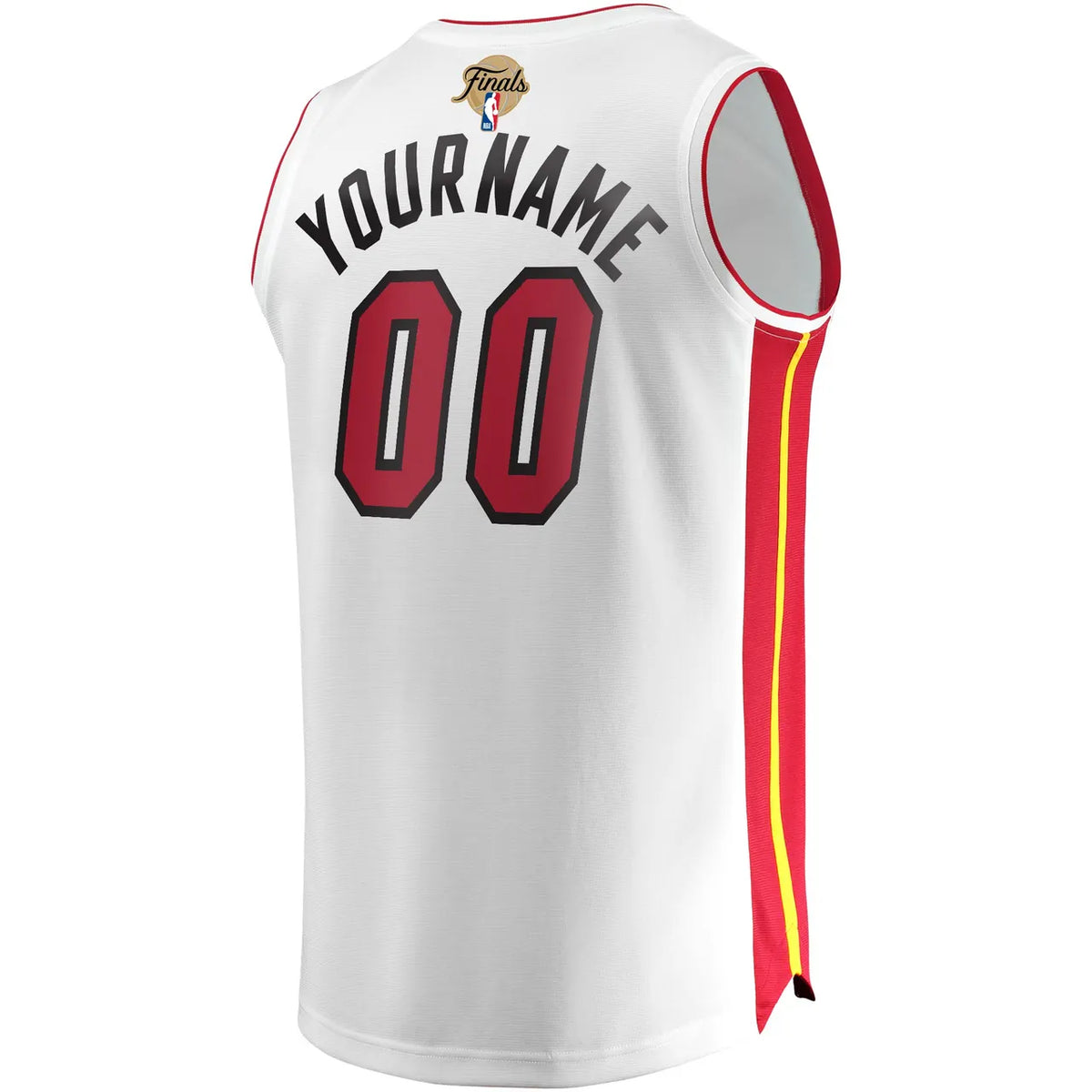 Heat White Custom Finals Jersey - Hình 4