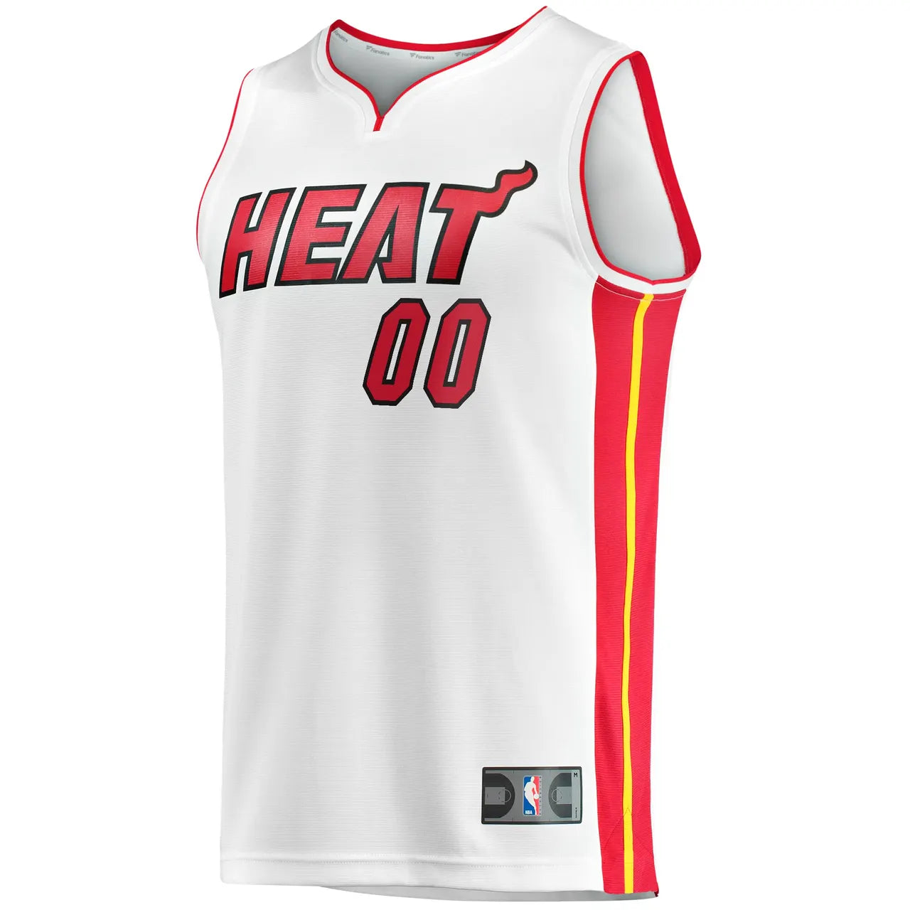 Heat White Custom Jersey fanatics - Hình 3