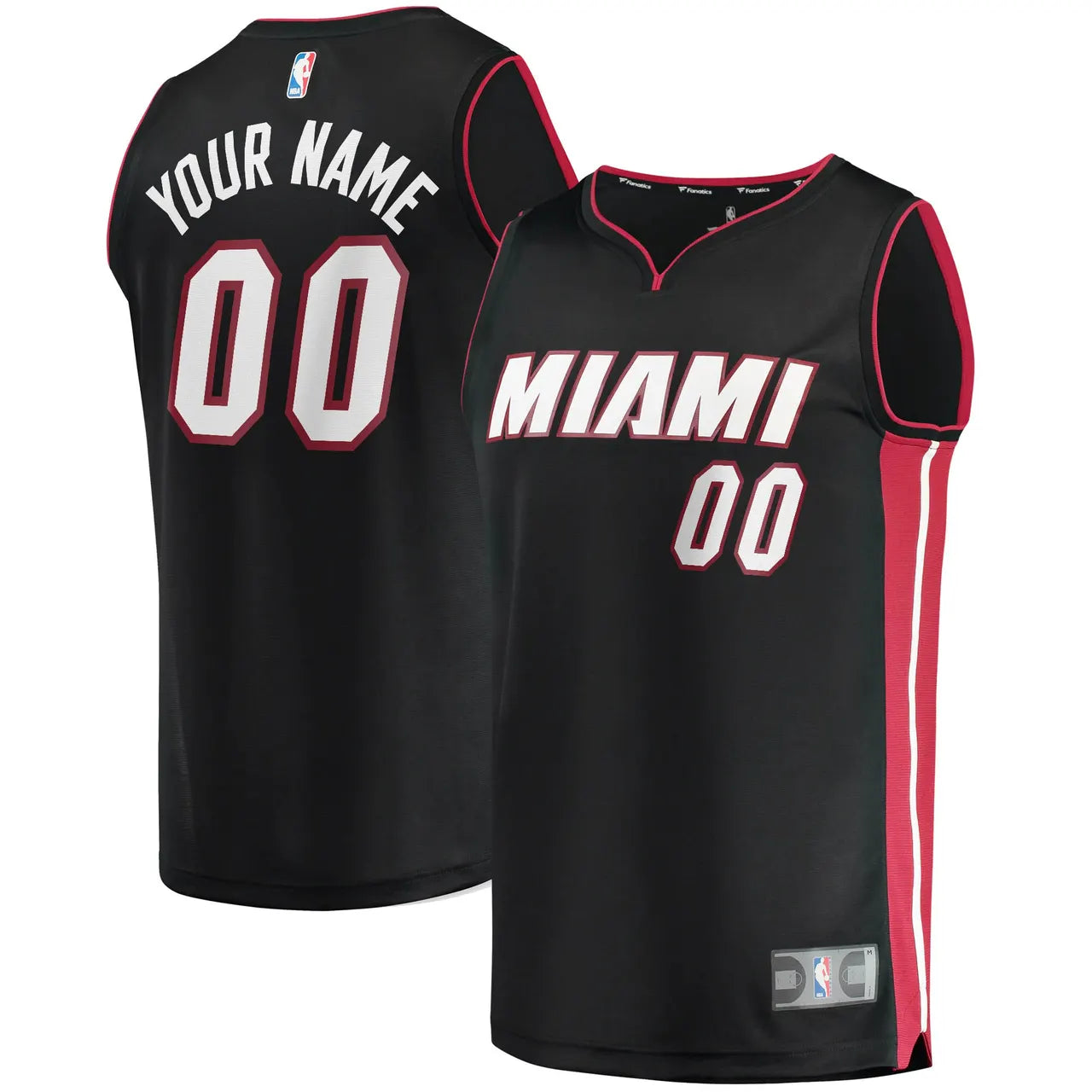 Custom Miami Heat Black Jersey - Hình 2