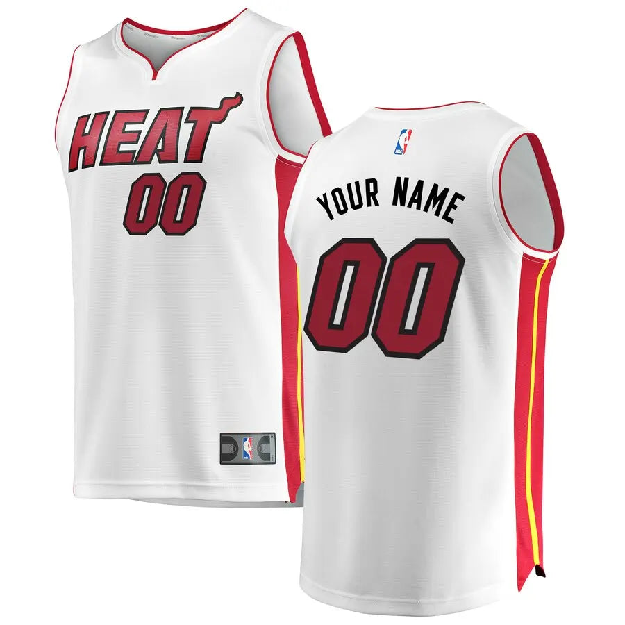 Heat White Custom Jersey fanatics