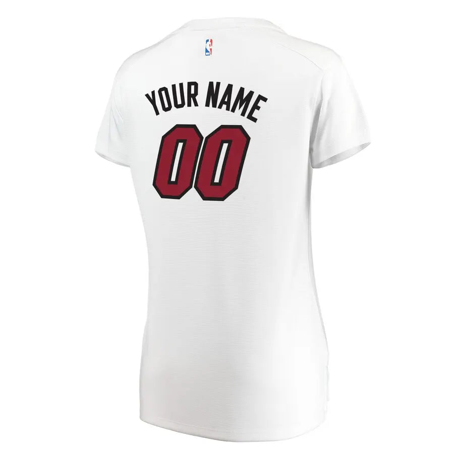 Heat White Custom Jersey fanatics - Hình 2