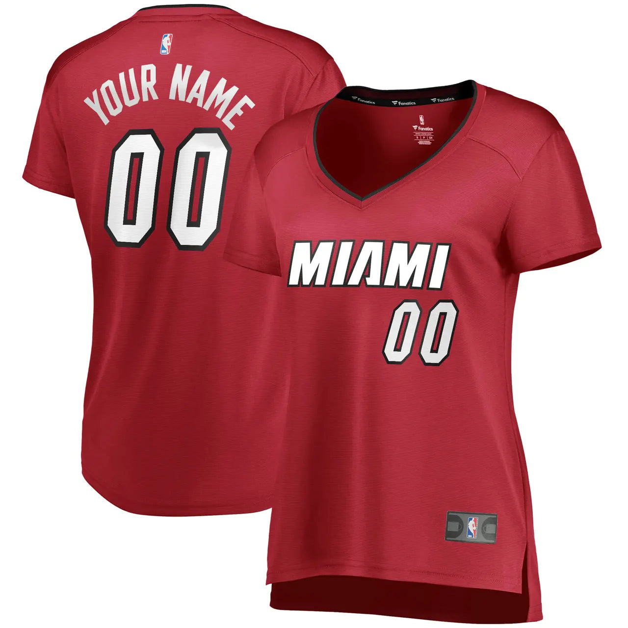 fanatics Heat Maroon Custom Jersey