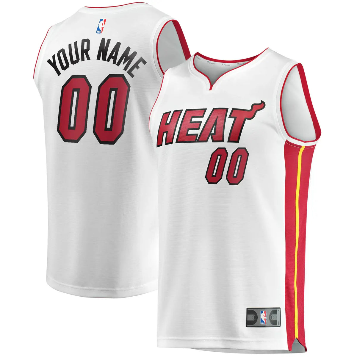 Heat Custom White Jersey