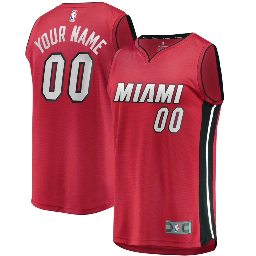 Miami Heat Custom Red Jersey