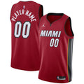 custom Jordan Miami Heat Maroon Jersey
