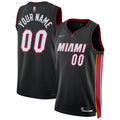 nike icon Miami Heat Black Jersey