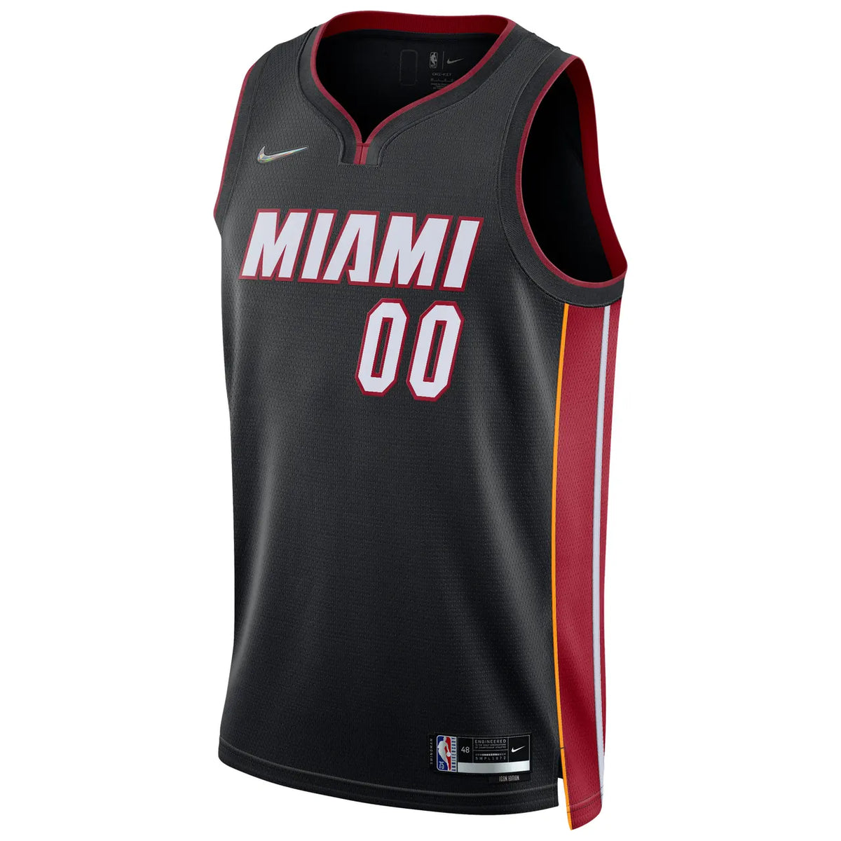nike Miami Heat Black Custom Jersey - Hình 3