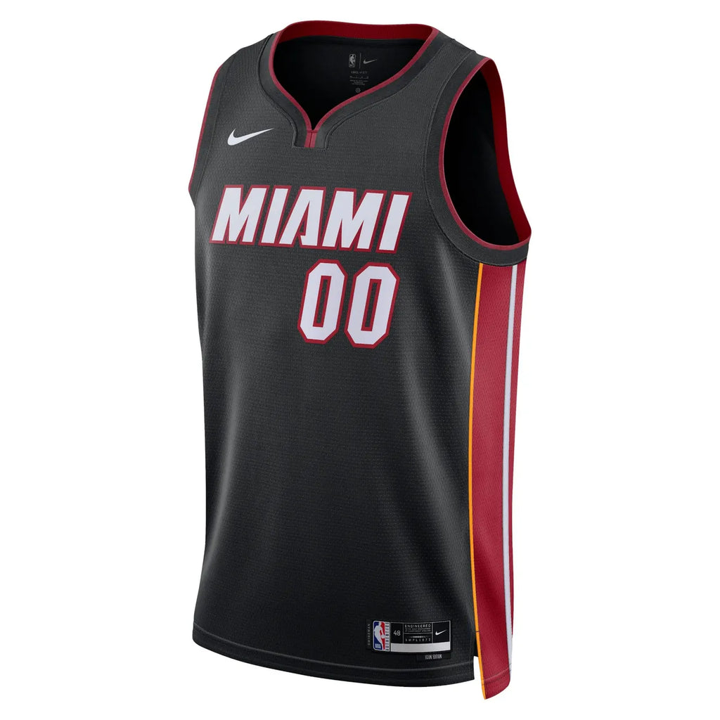 Miami Heat Black Icon Custom Jersey - Hình 2