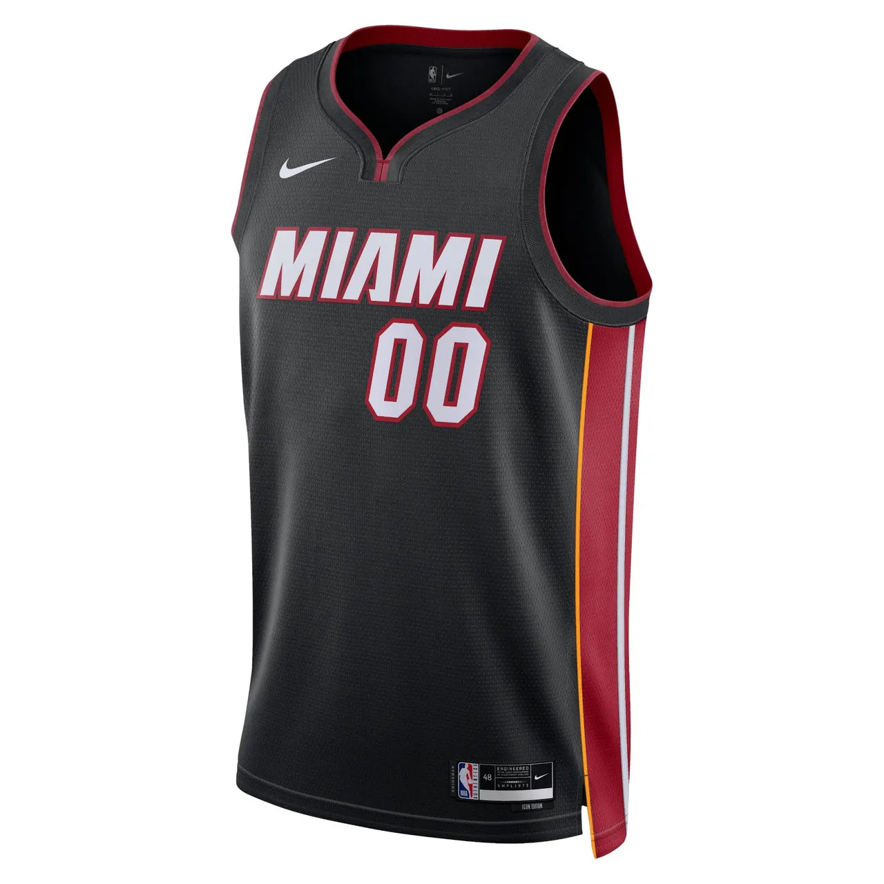 Miami Heat Black Icon Custom Jersey - Hình 2