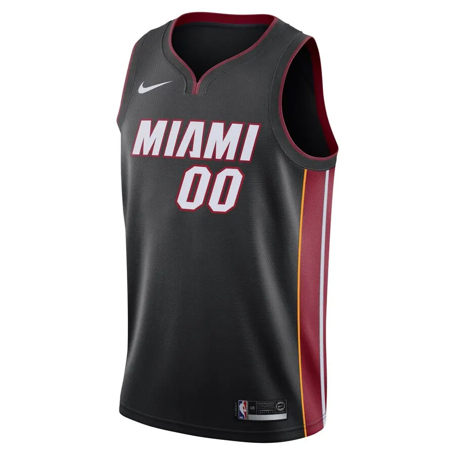 Miami Heat Black Custom Jersey - Hình 2